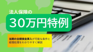 法人保険_30万円特例