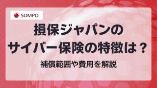 損保ジャパンのサイバー保険の特徴は?補償範囲や費用を解説