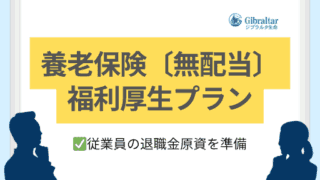 養老保険〔無配当〕福利厚生プラン|従業員の退職金原資を準備