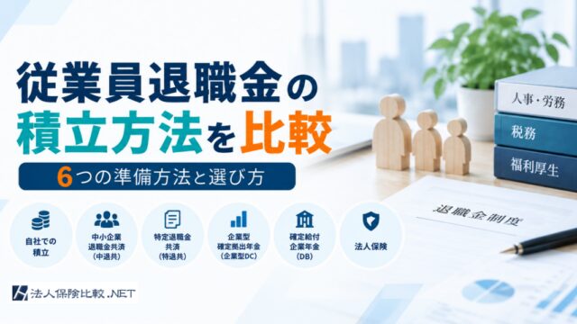 従業員の退職金はどう積み立てる？中退共・企業型DCなど6つの方法を解説