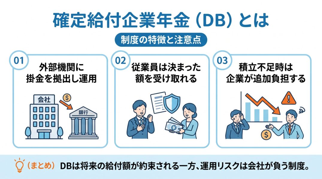 退職金準備：確定給付企業年金（DB）とは