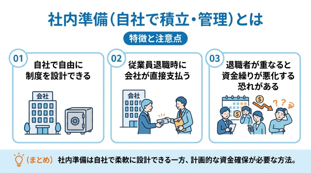 退職金準備：社内準備とは