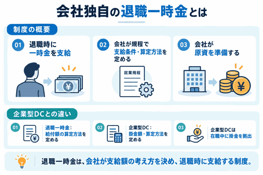 退職一時金と企業型DCの比較