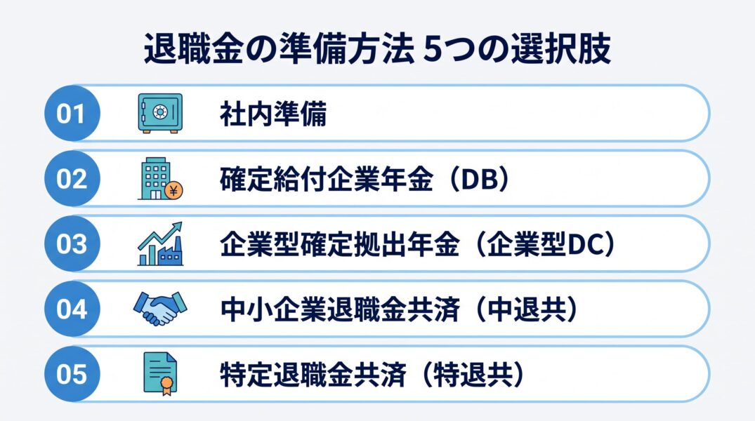 退職金の準備方法5選
